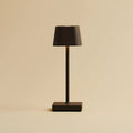 Sarphati Mini Mocha Brown Cordless Lamp | Wireless Charging via Charging Station, Dimmable & 3 Light Modes