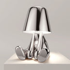 Table Lamp – Human Figure Sculpture, Touch Dimmer LED