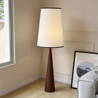 Minimalist Wooden LED Floor Lamp in Scandinavian Style