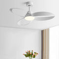 Ceiling Fan with Wooden Blades and Dimmable LED Light