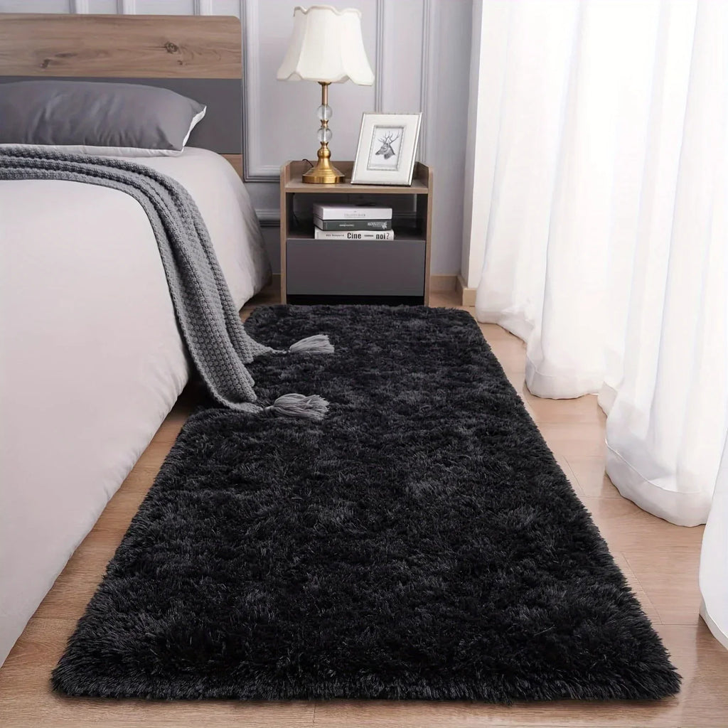 Ultra-Soft Plush Rug – Modern Washable Carpet for Bedroom & Living Room