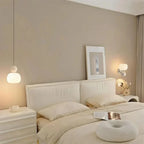 Art Deco Pendant Lamp in Bauhaus Style (Cream, Red, Green, or Chrome)
