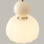 Art Deco Pendant Lamp in Bauhaus Style (Cream, Red, Green, or Chrome)