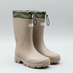 Mid-Calf Waterproof Rain Boots with Slip-Resistant Sole