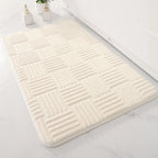 Arcadia – Thick Striped Non-Slip Bath Mat with Soft and Absorbent Design
