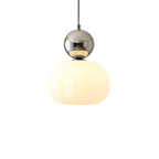 Art Deco Pendant Light with Acrylic Shade, Round Colored Top