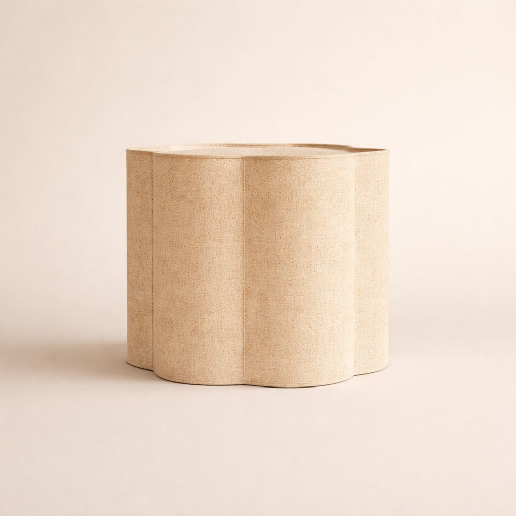 Yalisa Light Brown Rechargeable Table Lamp | Modular, Linen Blend & Dimmable