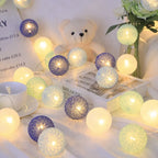 Cotton Light Ball Garland – Create Atmosphere and Warmth in Any Space