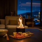 SLEEKFLAME – Smokeless Tabletop Fireplace for Stylish Indoor and Outdoor Use