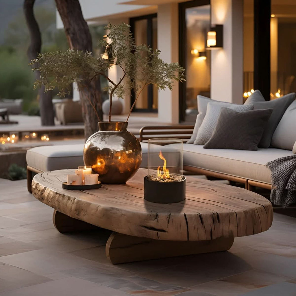 SLEEKFLAME – Smokeless Tabletop Fireplace for Stylish Indoor and Outdoor Use