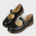 Women's Orthopaedic Mary Jane Shoes with Adjustable Buckle Strap