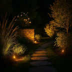 Solar Garden Spotlights with Dusk Sensor, Waterproof Outdoor Lights