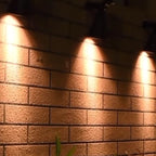 Solar Garden Spotlights with Dusk Sensor, Waterproof Outdoor Lights