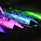 Solar Garden Spotlights with Dusk Sensor, Waterproof Outdoor Lights
