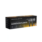 Solar Garden Spotlights with Dusk Sensor, Waterproof Outdoor Lights