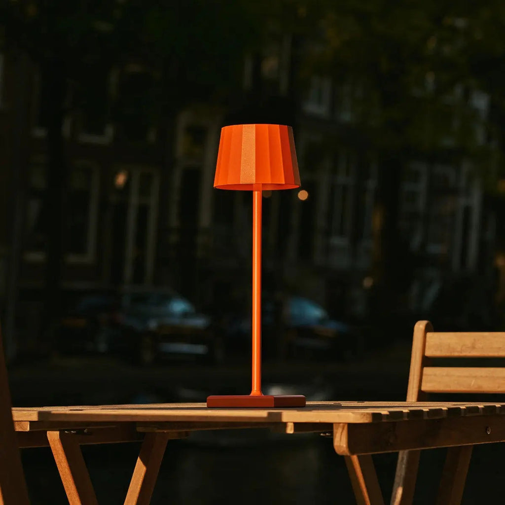 Wouter Orange Blossom Rechargeable Table Lamp | Dimmable, Cordless & Up to 120 Hours of Battery Life