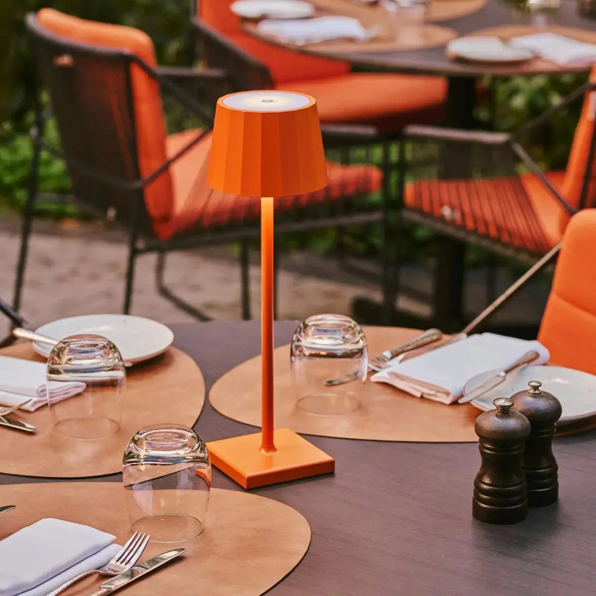 Wouter Orange Blossom Rechargeable Table Lamp | Dimmable, Cordless & Up to 120 Hours of Battery Life