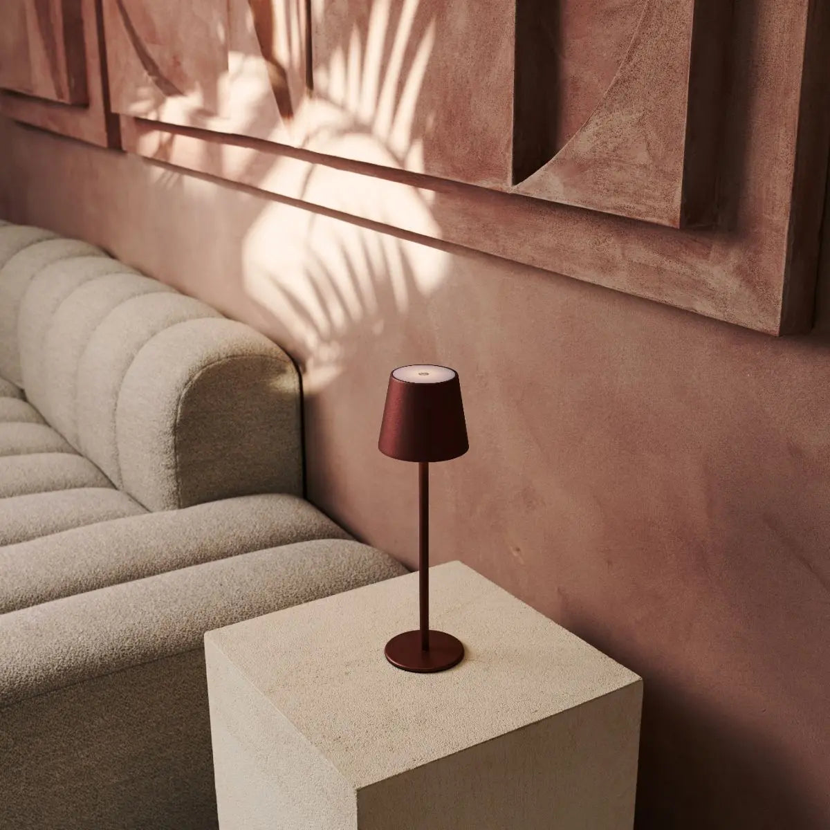 Jasper Bronze Cordless Lamp with Rechargeable Battery | Modern, Dimmable & 3 Light Modes
