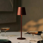 Jasper Bronze Cordless Lamp with Rechargeable Battery | Modern, Dimmable & 3 Light Modes