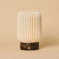 Alba Dark Brown – Emperador Dark Marble Rechargeable Table Lamp | Wireless, 3 Light Colors & Dimmable