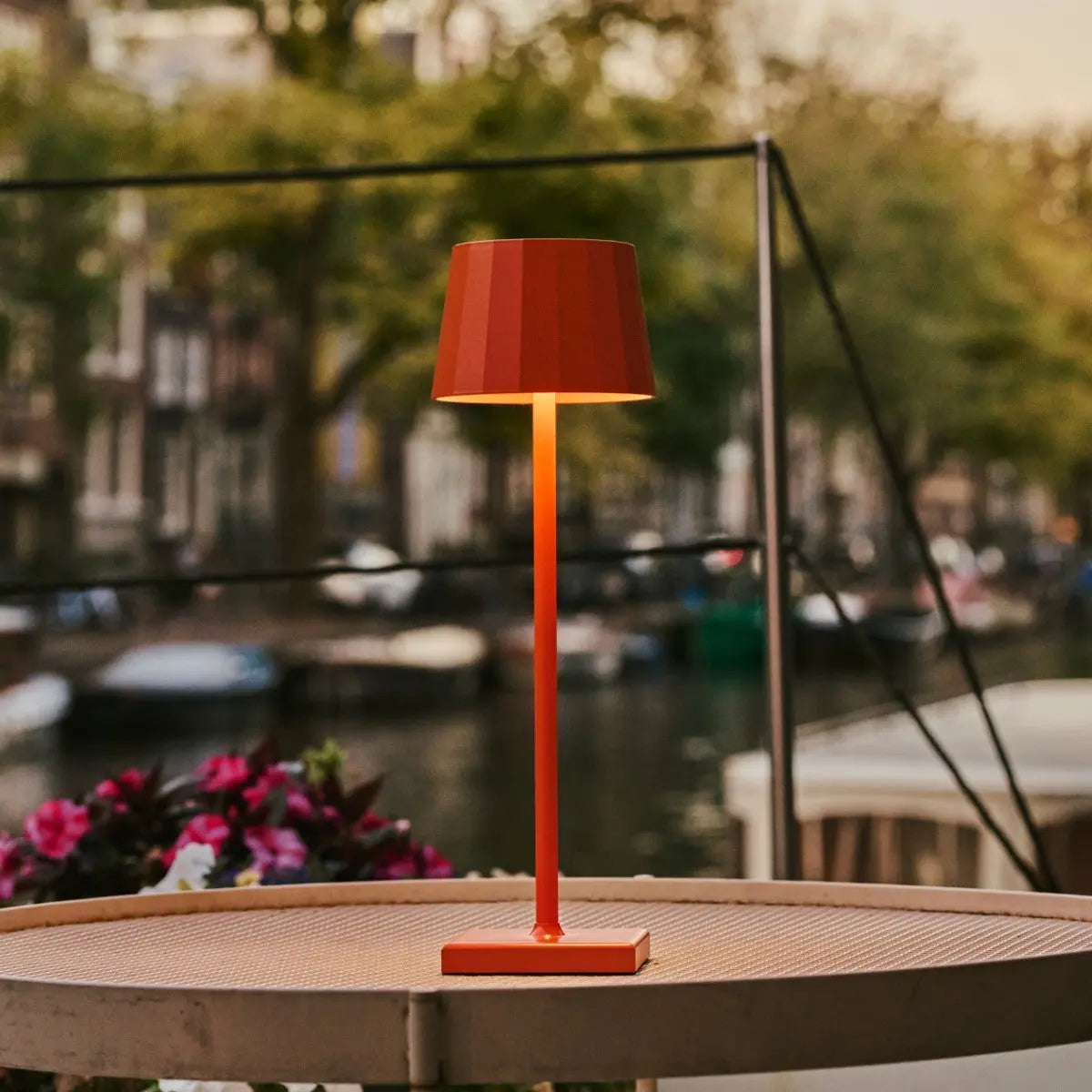 Wouter Orange Blossom Rechargeable Table Lamp | Dimmable, Cordless & Up to 120 Hours of Battery Life