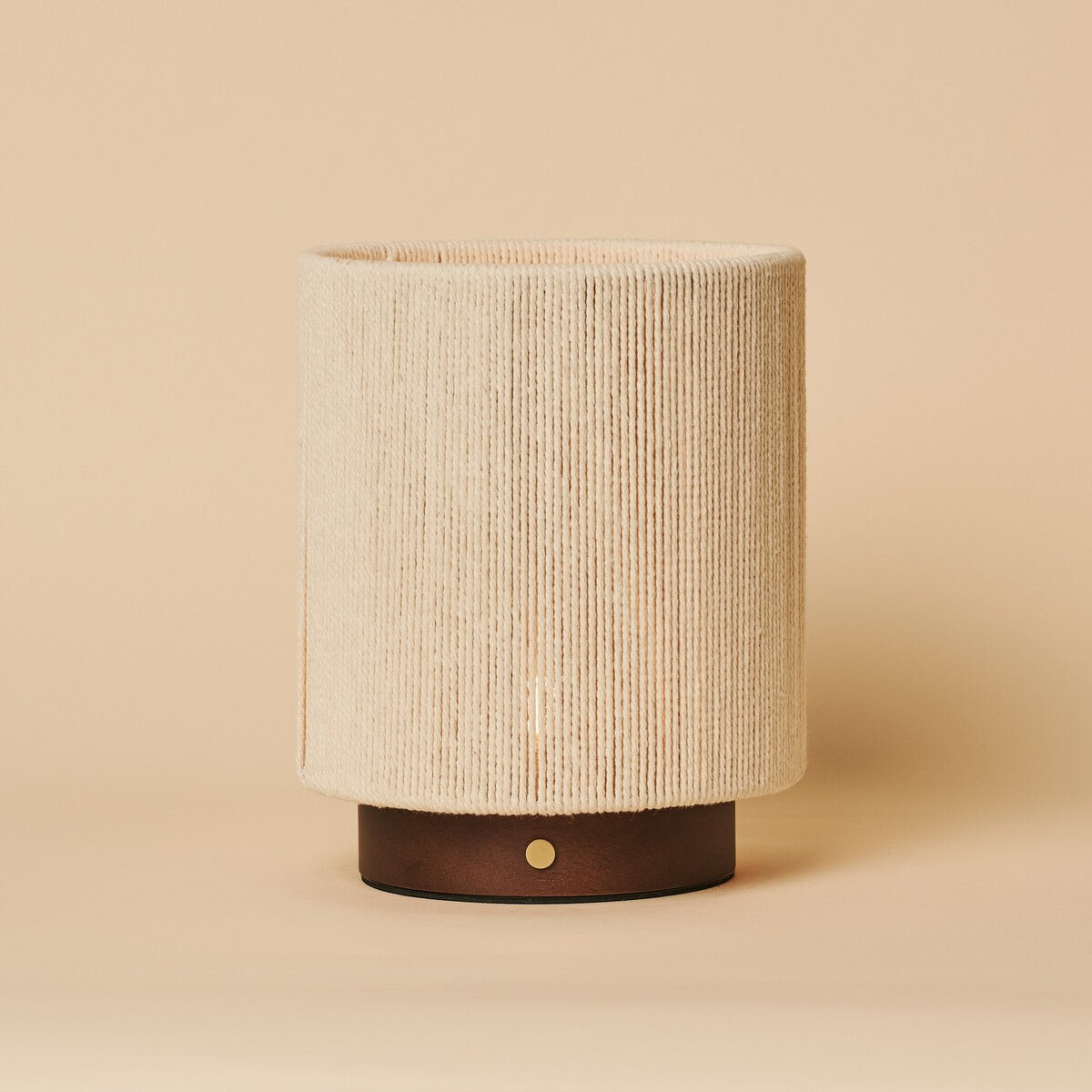 Ivo Dark Brown Wooden Rechargeable Lamp | Modern, Versatile & 3 Light Modes