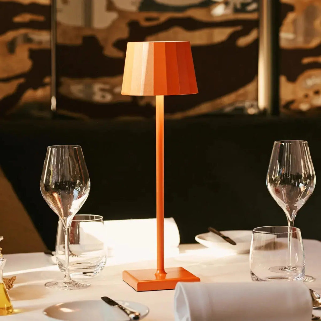 Wouter Orange Blossom Rechargeable Table Lamp | Dimmable, Cordless & Up to 120 Hours of Battery Life