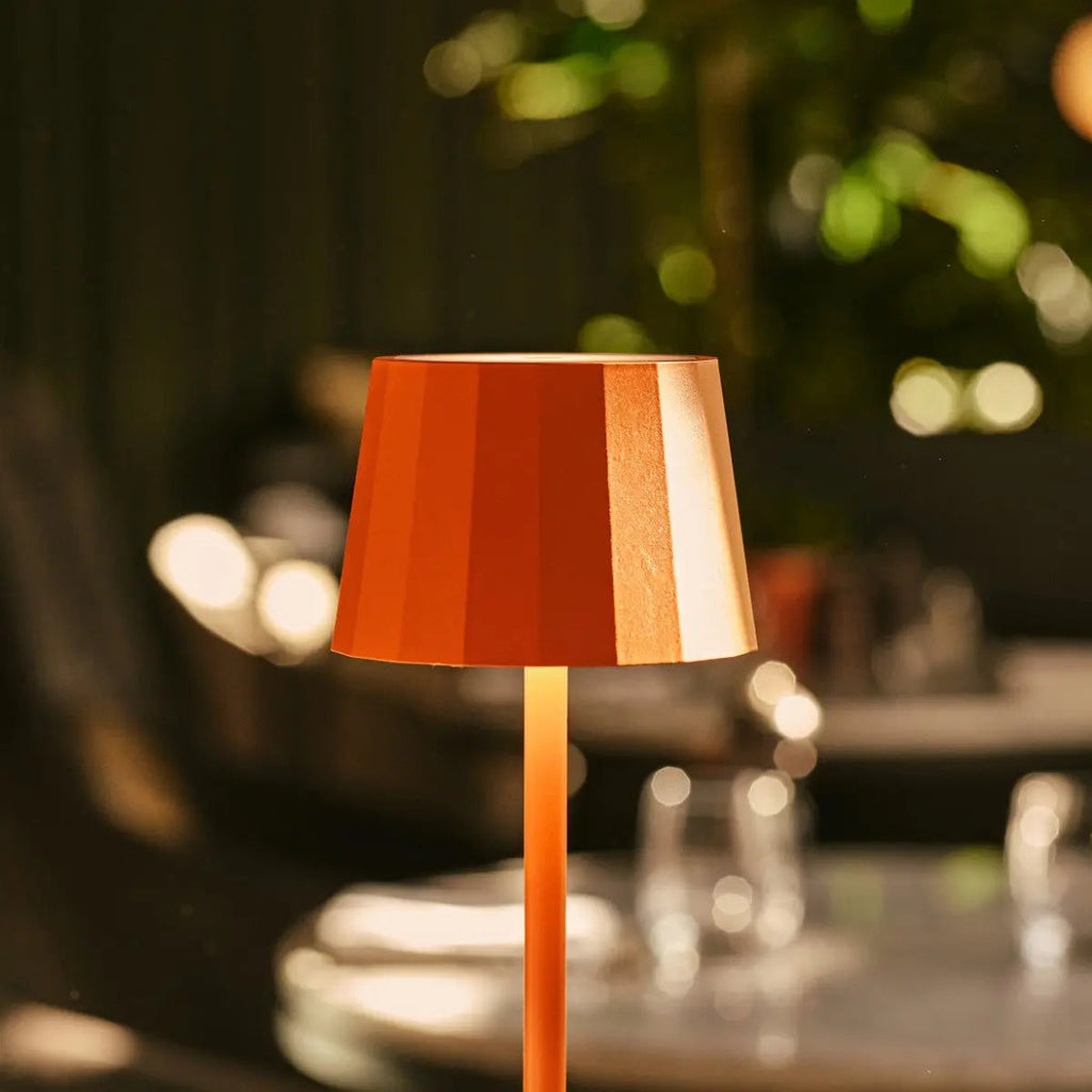 Wouter Orange Blossom Rechargeable Table Lamp | Dimmable, Cordless & Up to 120 Hours of Battery Life