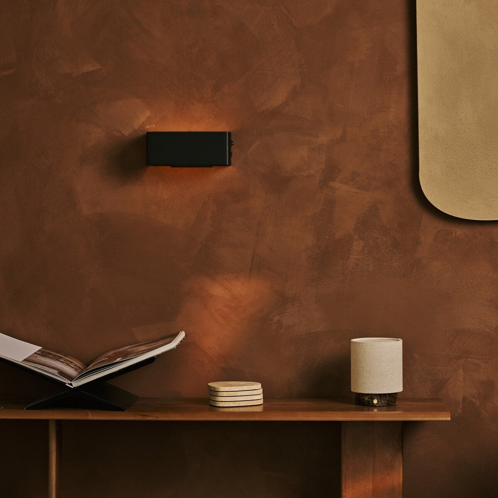Tessa Black Wireless Wall Lamp | Motion Sensor, 20 Light Colors & Remote Control