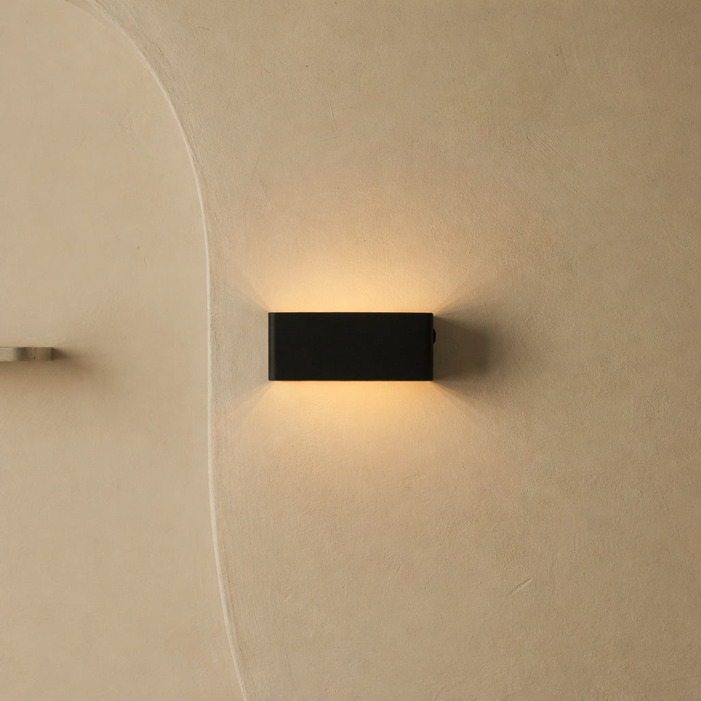 Tessa Black Wireless Wall Lamp | Motion Sensor, 20 Light Colors & Remote Control