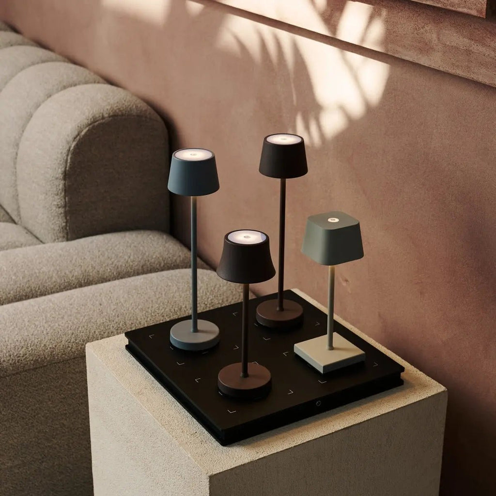The Pipe Mini Copper Rechargeable Table Lamp | Cordless Rechargeable, Dimmable & 3 Light Modes