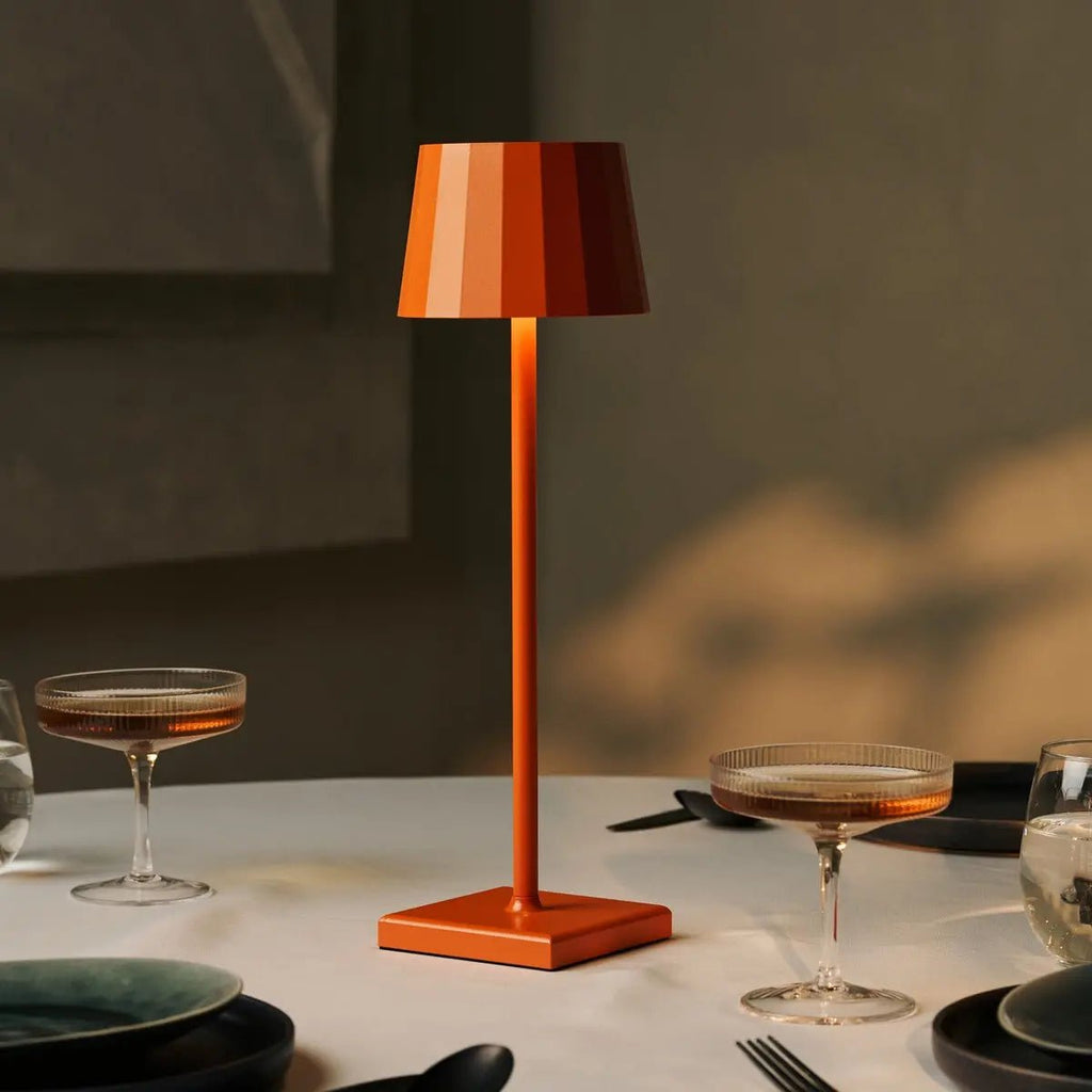 Wouter Orange Blossom Rechargeable Table Lamp | Dimmable, Cordless & Up to 120 Hours of Battery Life
