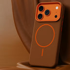 Textured Leather Phone Case for iPhone 17 – MagSafe Compatible and Drop-Proof 7
