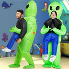 Inflatable Alien Abduction Halloween Costume - Funny Blow-Up Outfit