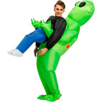 Inflatable Alien Abduction Halloween Costume - Funny Blow-Up Outfit