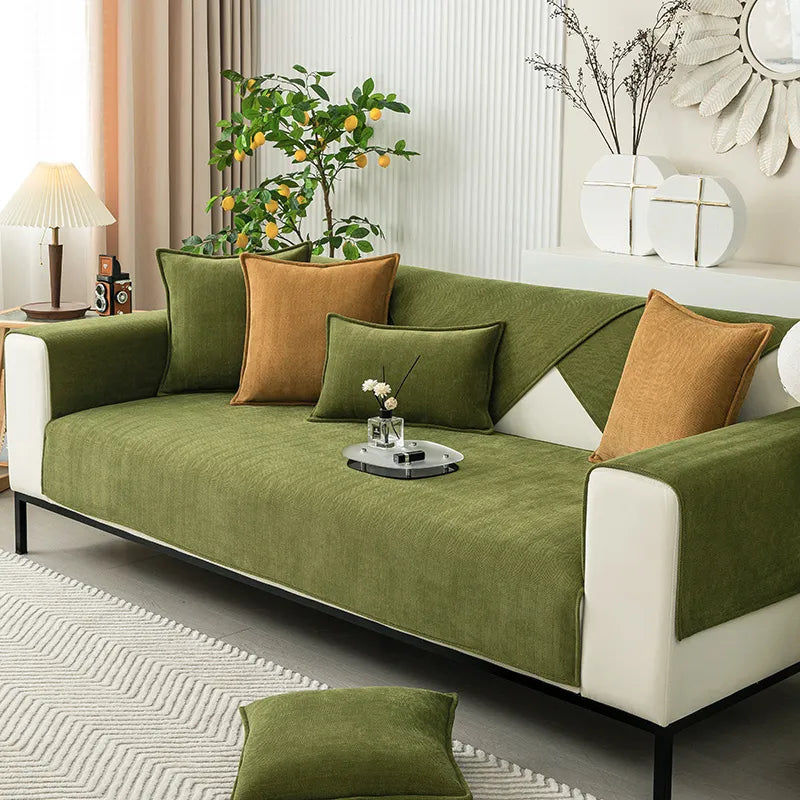 Pet-Proof Sofa Cover with Non-Slip Backing - Stretch Couch Protector