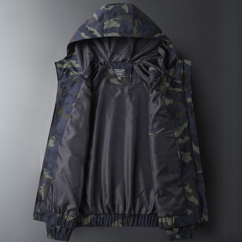 Unisex Full-Zip Hooded Jacket - Wind and Water Resistant Shell