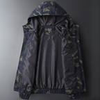 Unisex Full-Zip Hooded Jacket - Wind and Water Resistant Shell