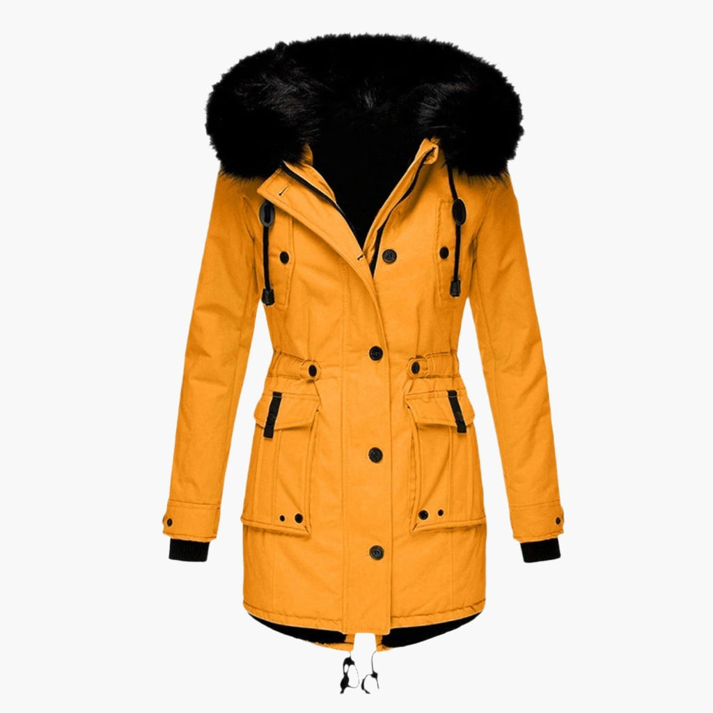 Women's Winter Coat – Thick Hooded Parka, Water-Resistant