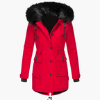 Women's Winter Coat – Thick Hooded Parka, Water-Resistant