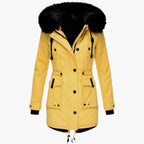 Women's Winter Coat – Thick Hooded Parka, Water-Resistant