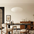 Wabi-Sabi Cotton Paper Pendant Light - Japanese Style Hanging Lamp