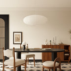 Wabi-Sabi Cotton Paper Pendant Light - Japanese Style Hanging Lamp