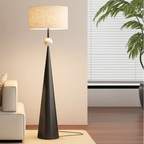 Dixora – Japandi Floor Lamp with Tapered Design
