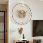 NORDIC CLOCK – Silent Wooden Wall Clock with a Minimalist Design