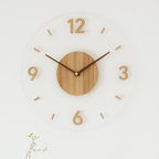 NORDIC CLOCK – Silent Wooden Wall Clock with a Minimalist Design