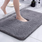 Non Slip Bath Mat Fluffy Washable Rug for Tile Floors