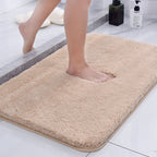 Non Slip Bath Mat Fluffy Washable Rug for Tile Floors