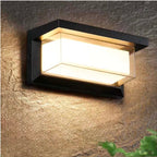 Outdoor Motion Sensor Wall Light – Black LED, Weatherproof for Garden, Porch or Pathway