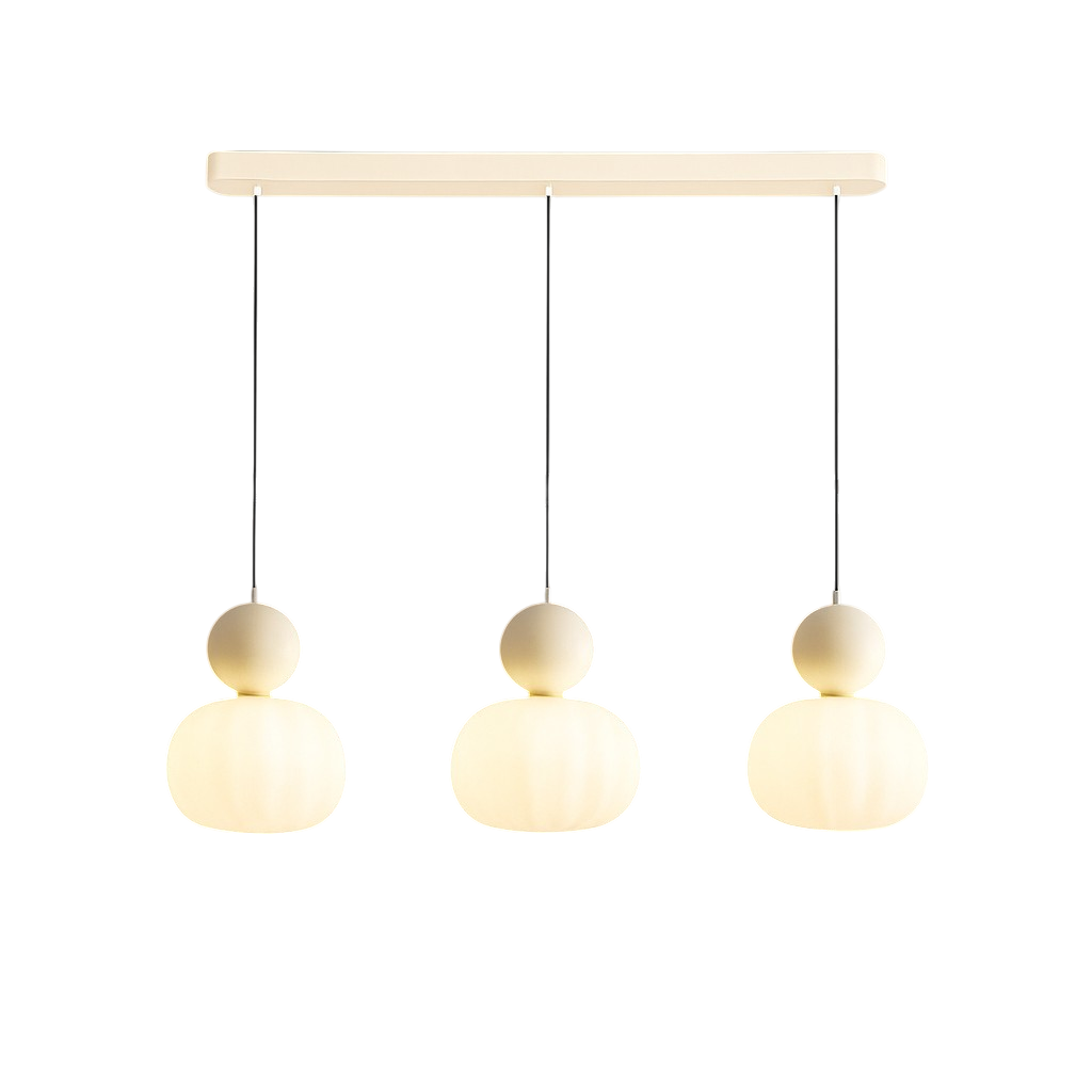 Art Deco Pendant Light with Acrylic Shade, Round Colored Top